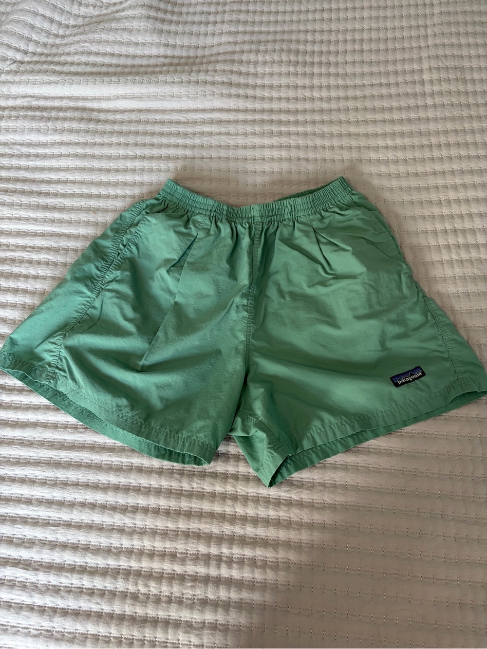 Patagonia Mint Green Athletic Shorts